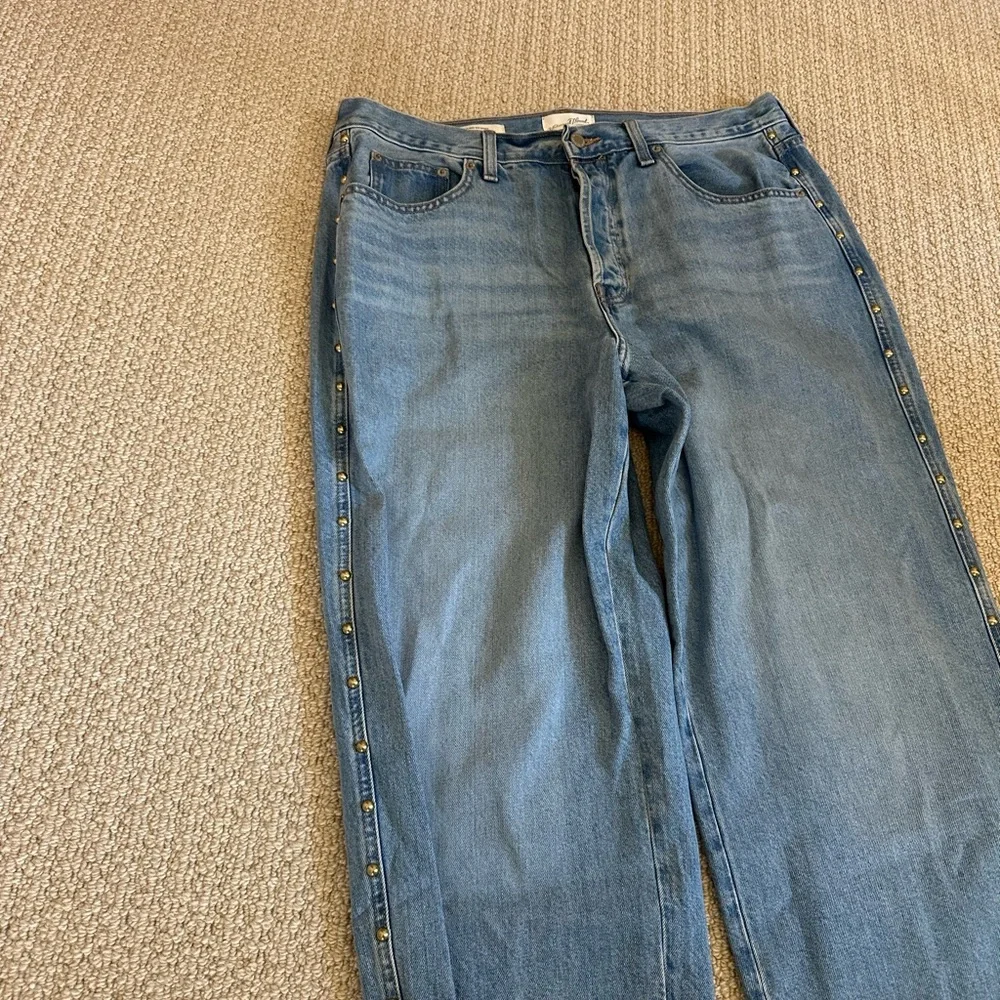 Universal Thread Mid-Rise Studded 90’s Baggy Jeans - Picture 6 of 10